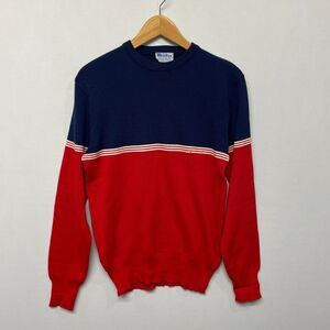 Vintage Meister Men 80s 90s Sweater Size Medium or Large 100% Wool B343 -24